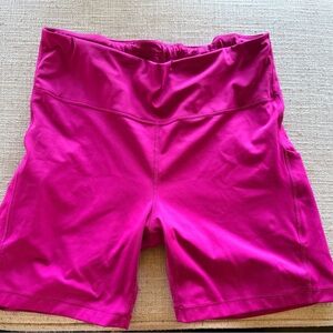 Athleta Women's Fuschia Ultimate Stash Pocket 7” Shorts